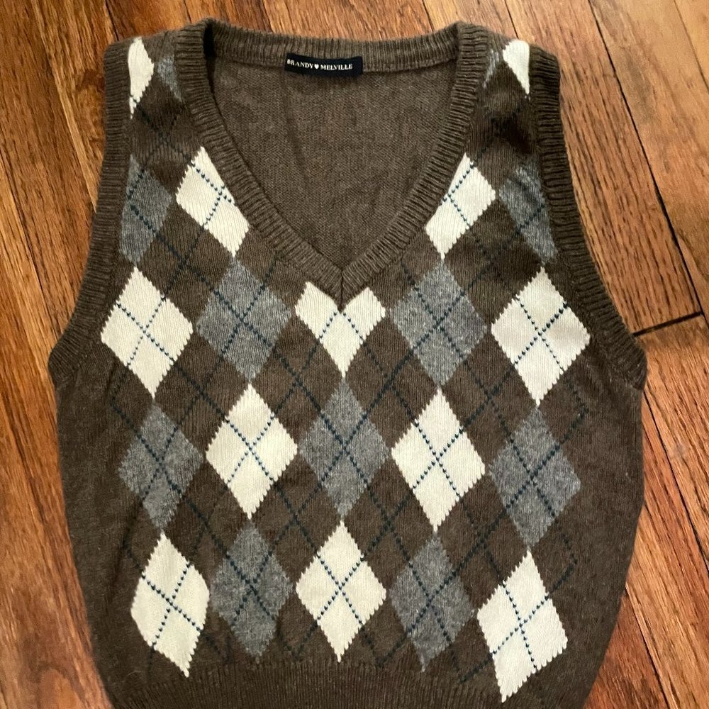 Brandy Melville Patterned Vest